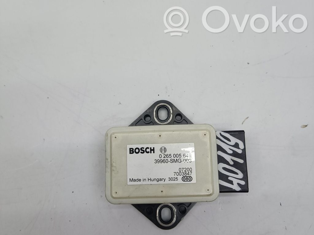Honda Civic ESP acceleration yaw rate sensor 