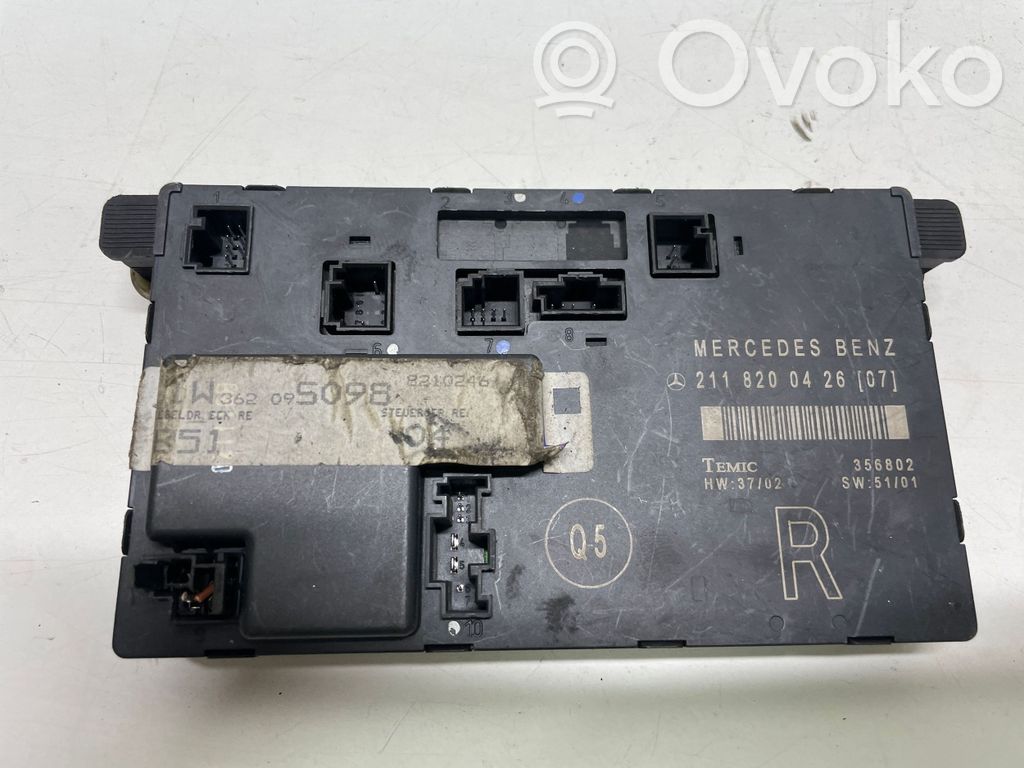 Mercedes-Benz E W211 Door control unit/module 