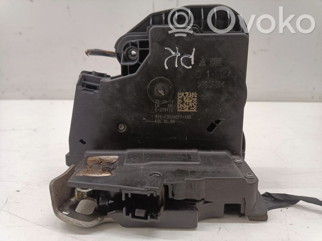 Opel Astra K Etuoven lukko 