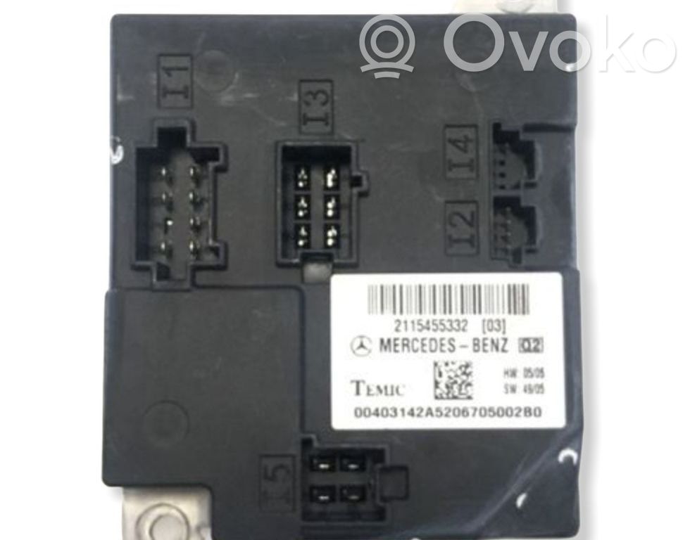 Mercedes-Benz E W211 Door control unit/module 
