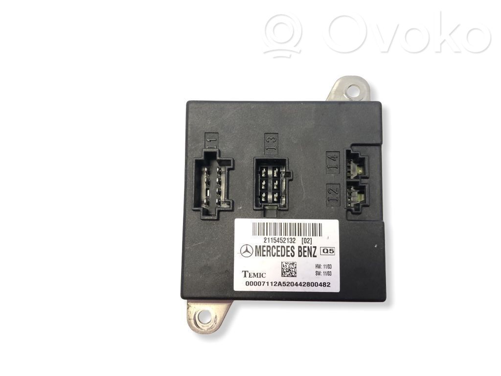 Mercedes-Benz E W211 Comfort/convenience module 