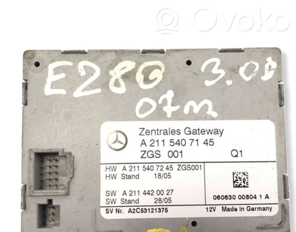 Mercedes-Benz E W211 Otras unidades de control/módulos 