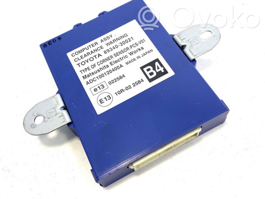 Sterownik / Moduł parkowania PDC   8934030021,ADC100120400A,022584