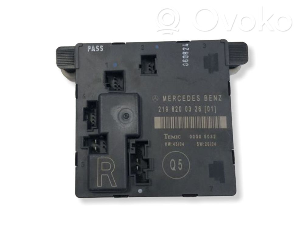 Mercedes-Benz CLS C219 Door control unit/module 