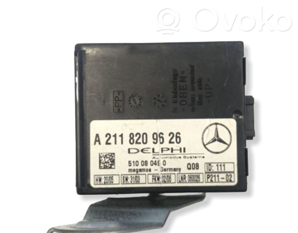 Mercedes-Benz E W211 Unidad de control/módulo de alarma 