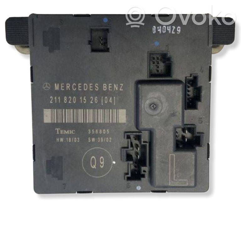 Mercedes-Benz E W211 Door control unit/module 