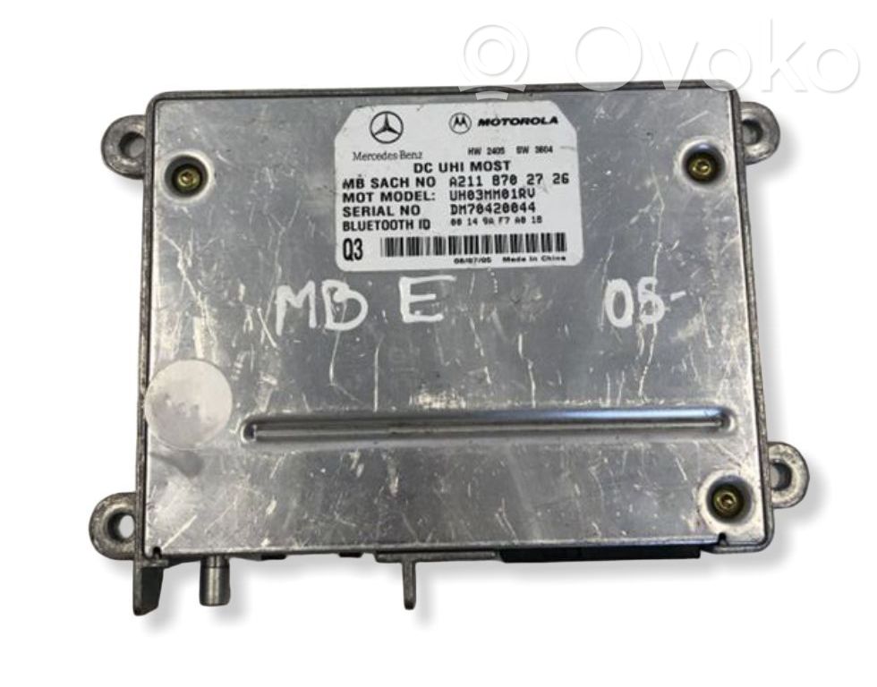 Mercedes-Benz E W211 Bluetooth control unit module 