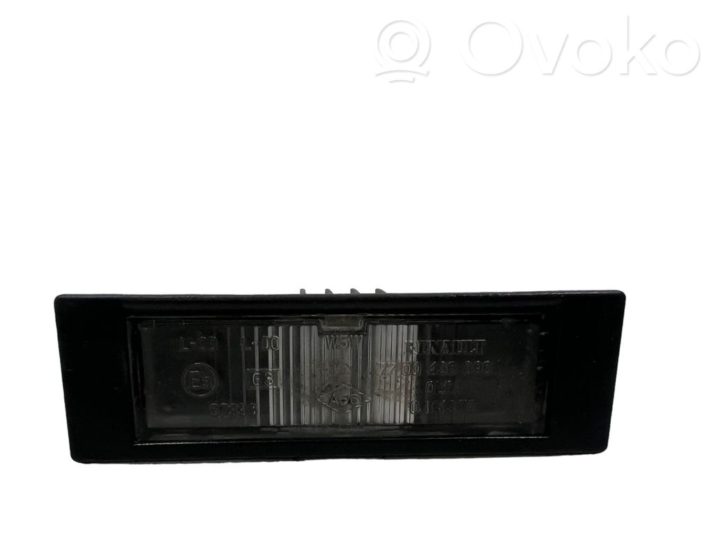 Renault Scenic RX Éclairage de plaque d'immatriculation 
