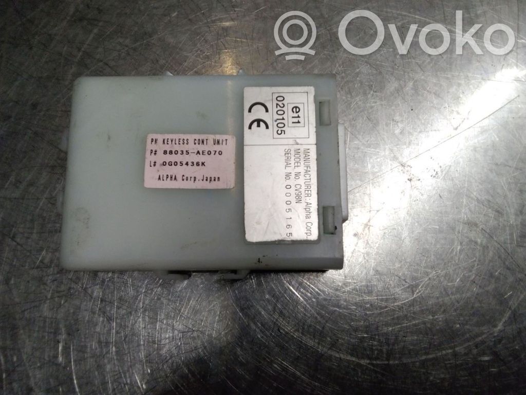 Subaru Legacy Other control units/modules 
