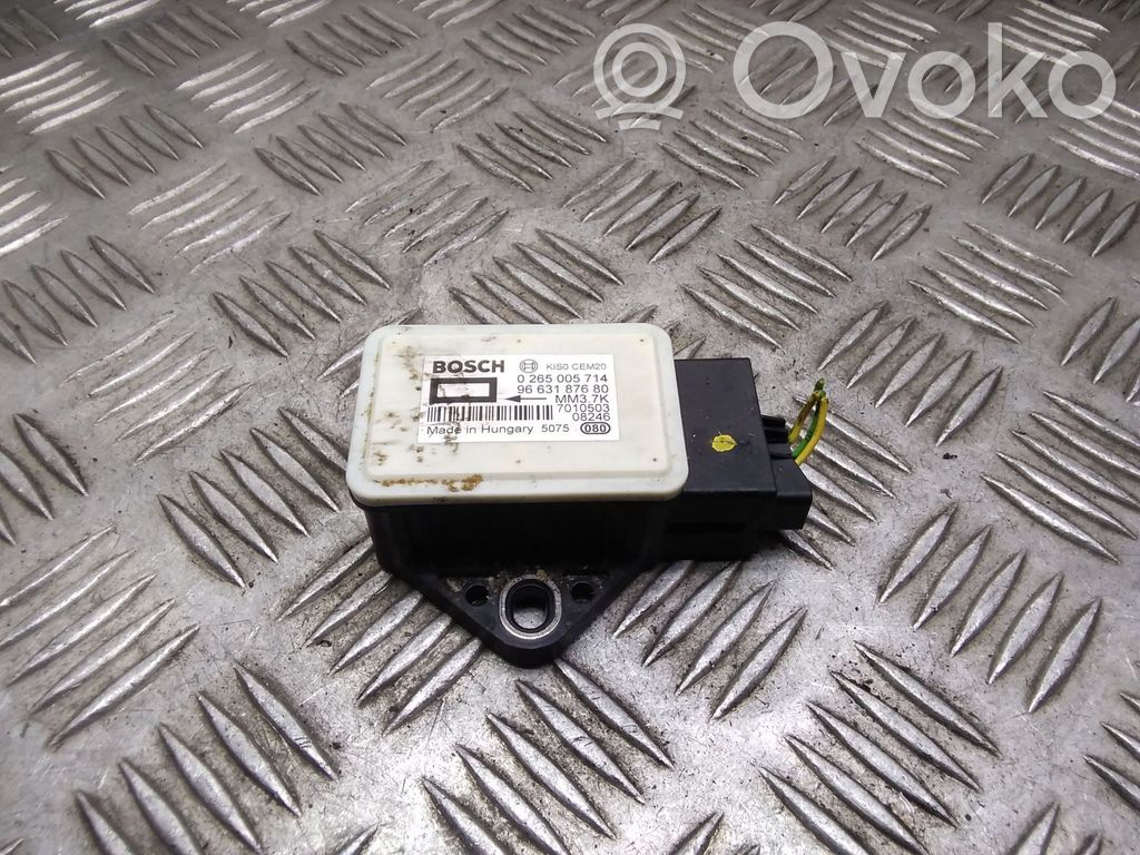 Peugeot 308 ESP acceleration yaw rate sensor 