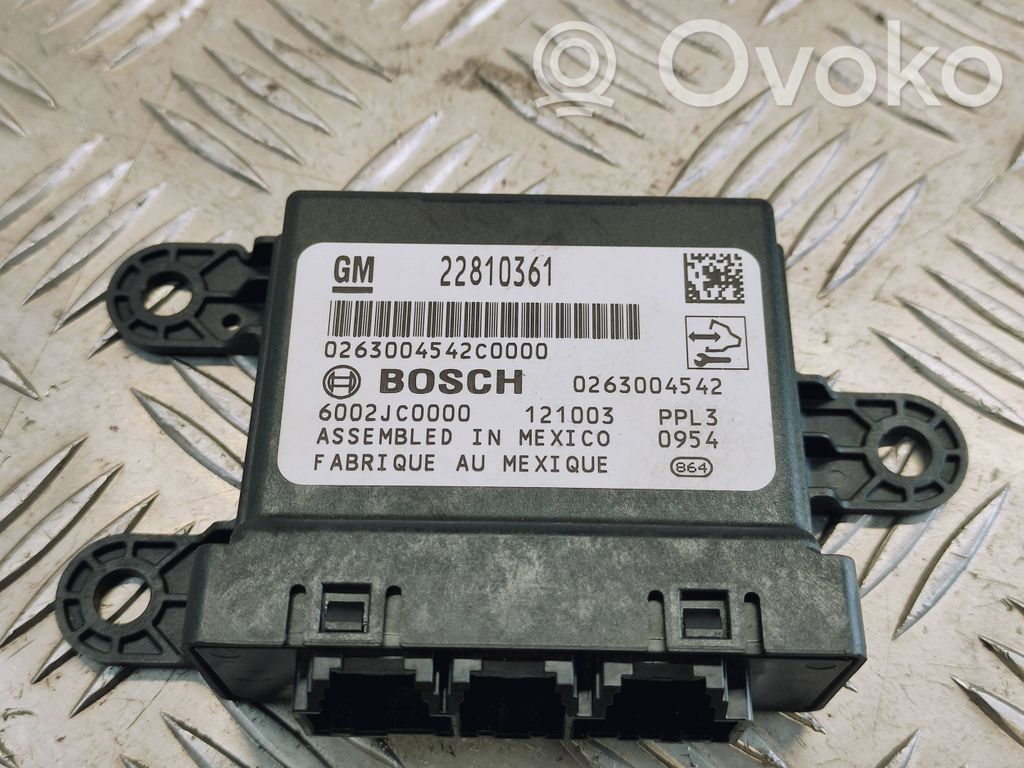 Opel Zafira C Parking PDC control unit/module 