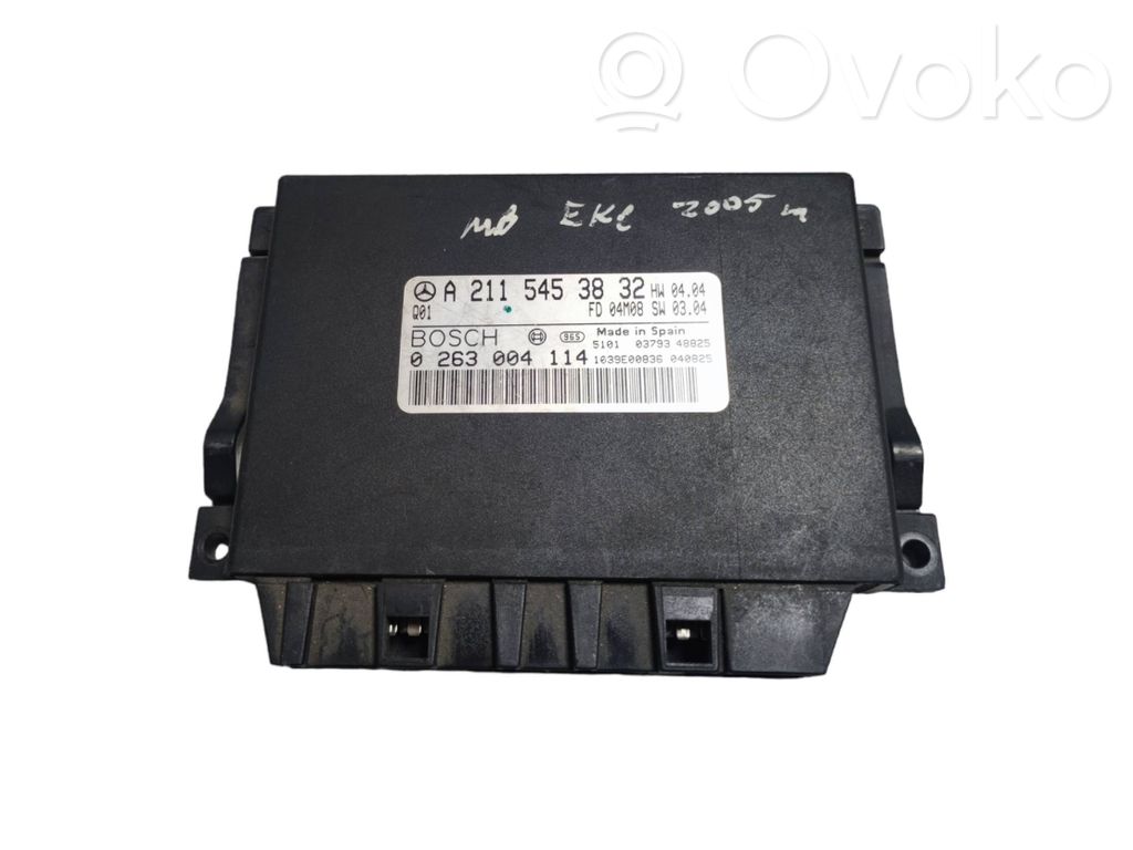 Mercedes-Benz E W211 Parking PDC control unit/module 
