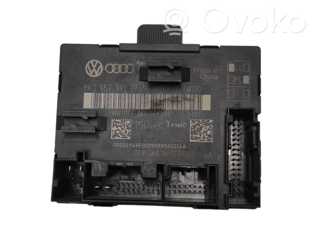 Audi A4 S4 B8 8K Door control unit/module 