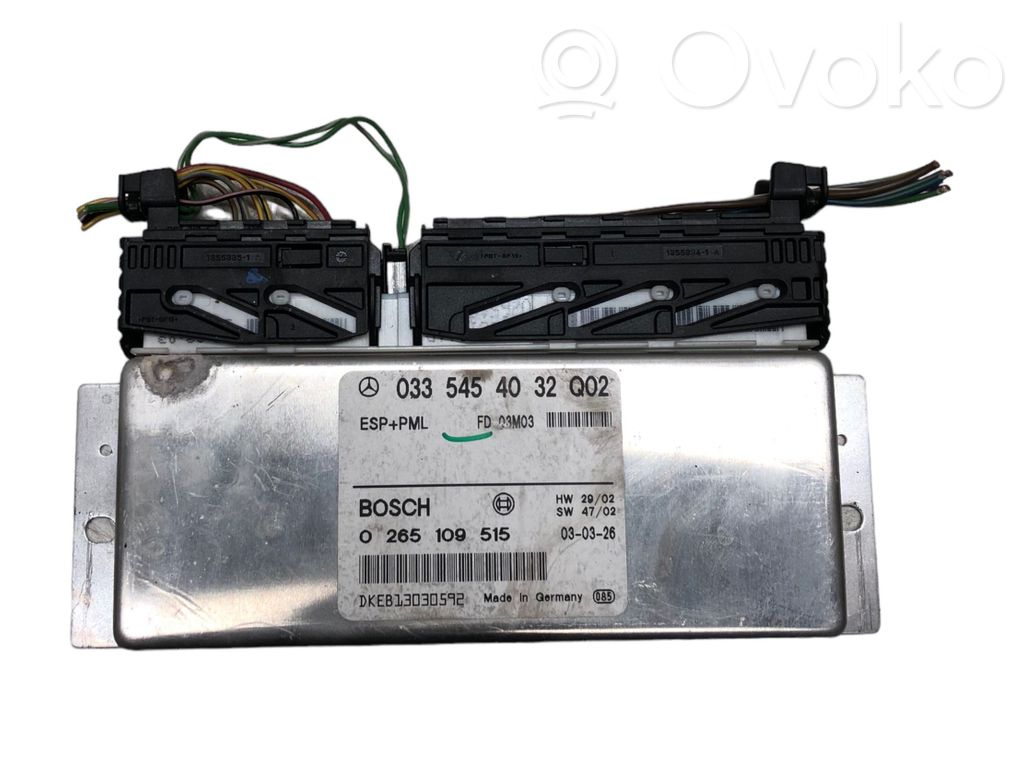 Mercedes-Benz E W211 ESP (stability system) control unit 