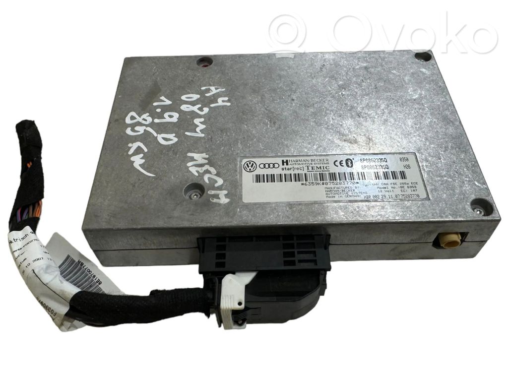 Audi A4 S4 B7 8E 8H Bluetooth modulis 