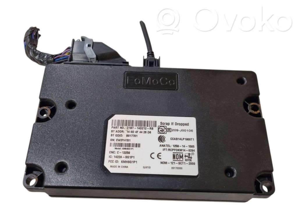 Ford Transit Courier Bluetooth control unit module 