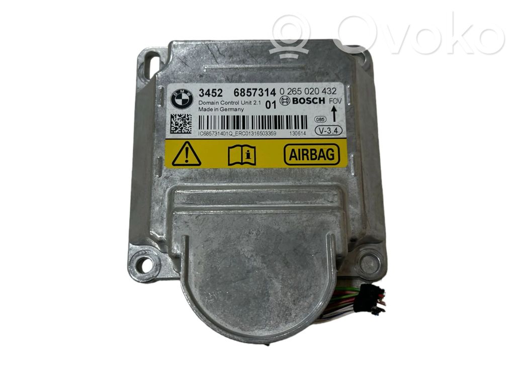 Sterownik / Moduł Airbag   6857314,0265020432