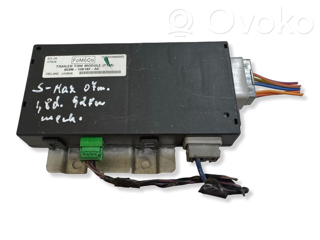 Ford S-MAX Unitate/modul de comandă remorcă cu bară de tractare 