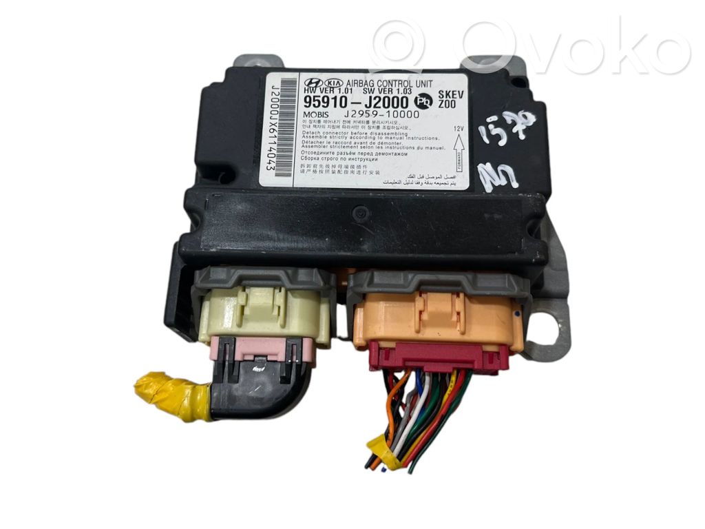 KIA Soul Airbag control unit/module 
