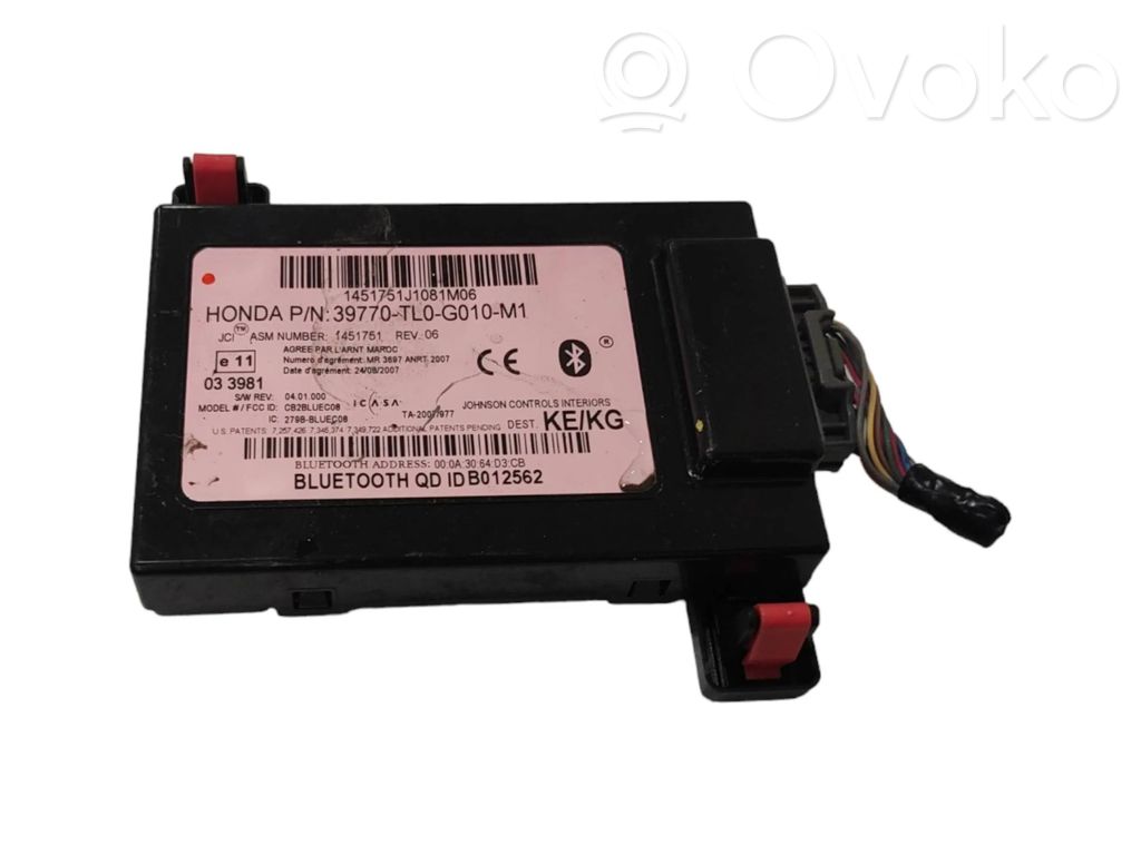 Honda Accord Bluetooth control unit module 