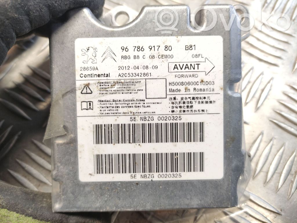 Citroen DS5 Airbag control unit/module 