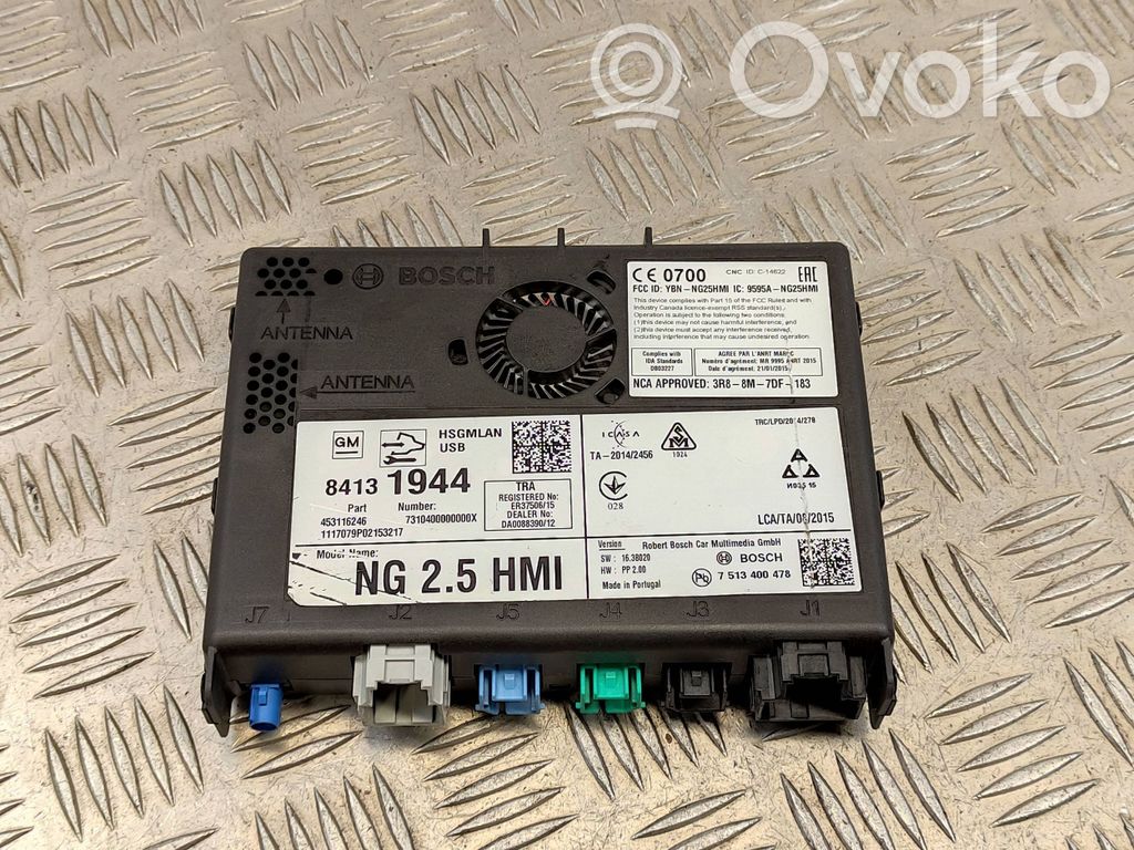 Opel Astra K Bedieneinheit Controller Multimedia 
