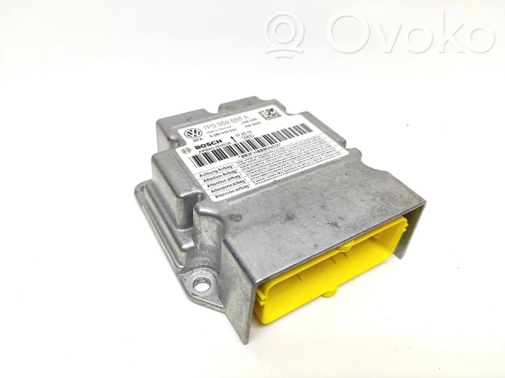Volkswagen Touareg II Airbag control unit/module 