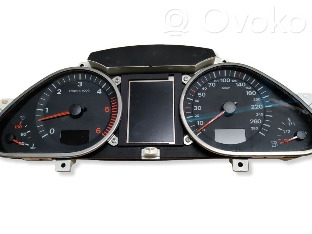 Audi A6 S6 C6 4F Vitezometru (grup de instrumente) 
