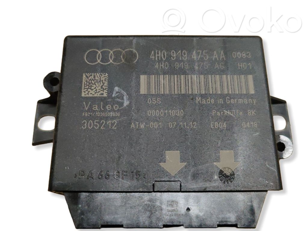 Audi A8 S8 D4 4H Parking PDC control unit/module 