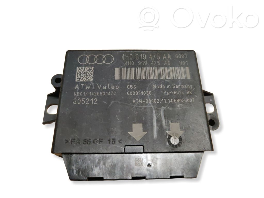Audi A8 S8 D4 4H Parking PDC control unit/module 