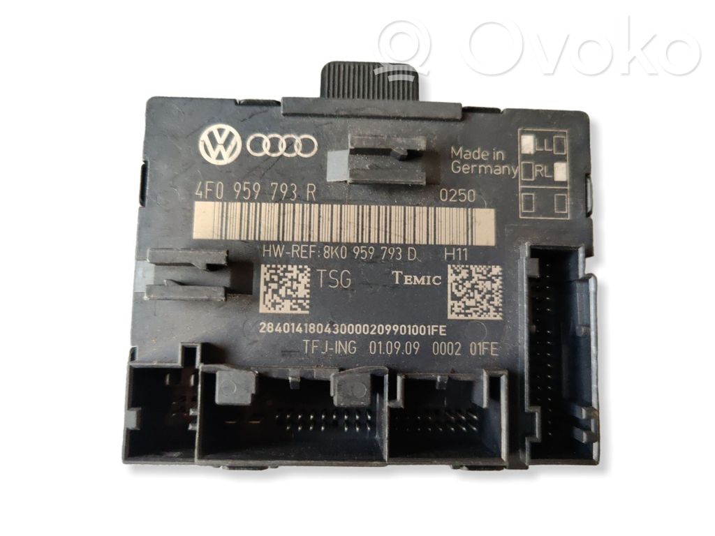 Audi A6 S6 C6 4F Door control unit/module 