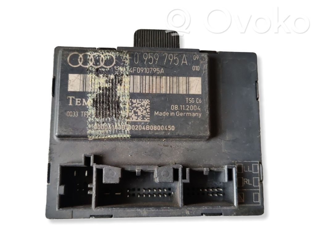 Audi A6 S6 C6 4F Door control unit/module 
