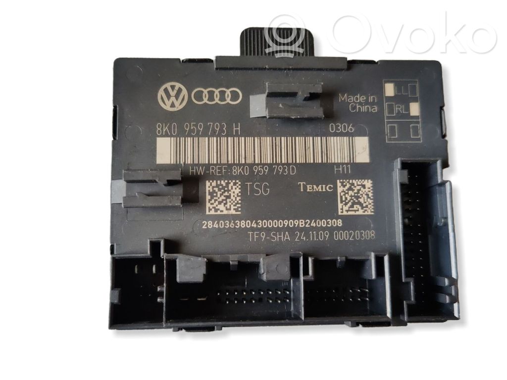 Audi A4 S4 B8 8K Door control unit/module 