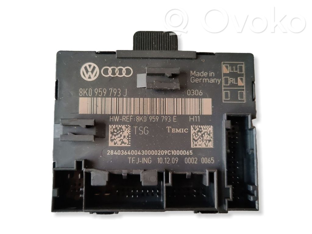 Audi A4 S4 B8 8K Door control unit/module 