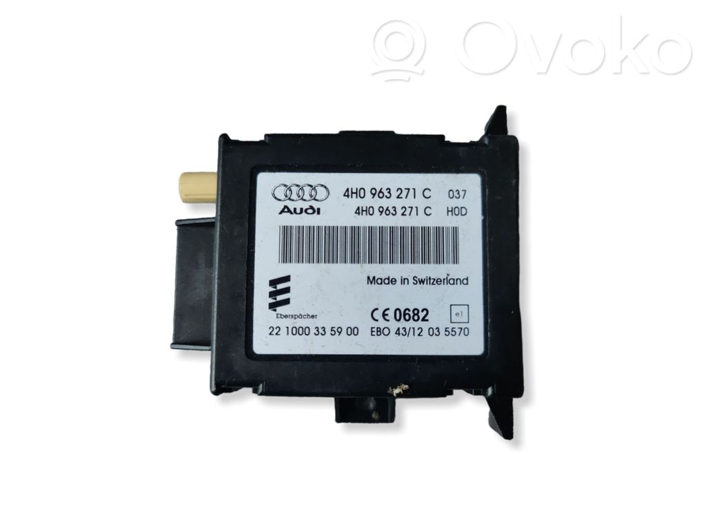Audi A8 S8 D4 4H Auxiliary heating control unit/module 