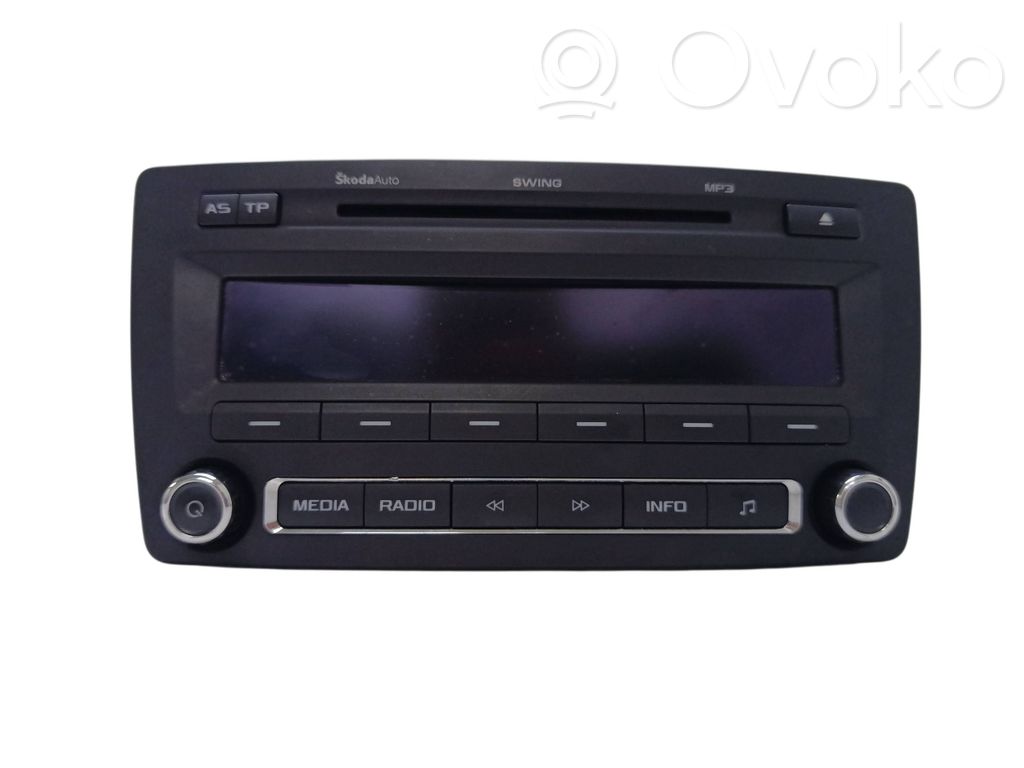 Skoda Octavia Mk2 (1Z) Unità principale autoradio/CD/DVD/GPS 