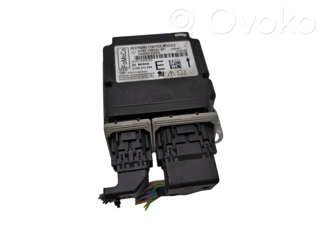 Airbag control unit/module   DV4T14B321EF,0285012645,6400007038AD