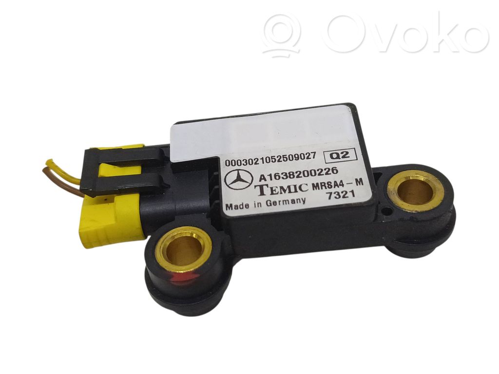 Mercedes-Benz ML W163 Sensor impacto/accidente para activar Airbag 