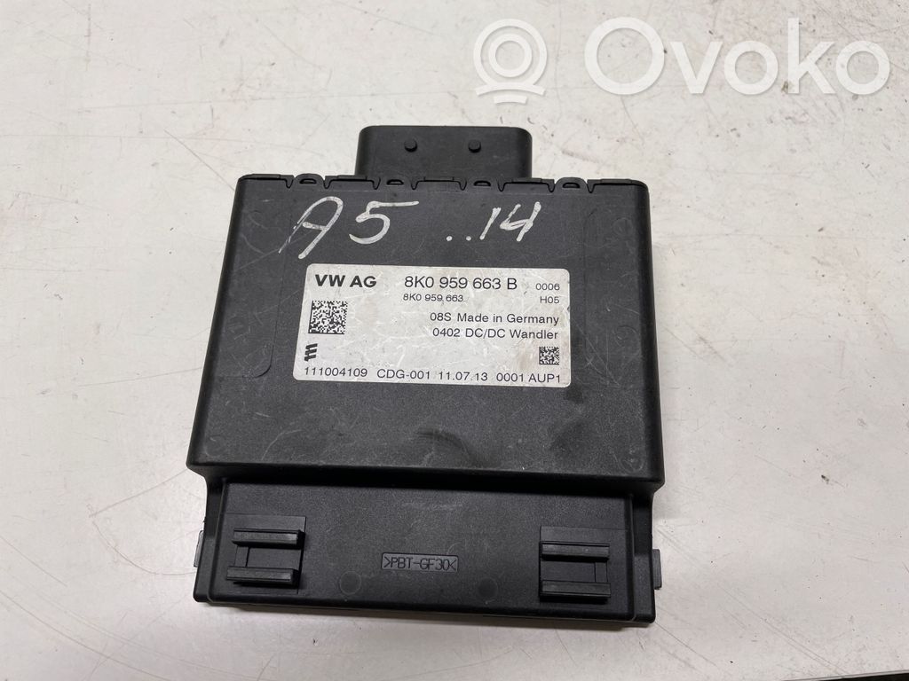 Audi A5 Sportback 8TA Other control units/modules 