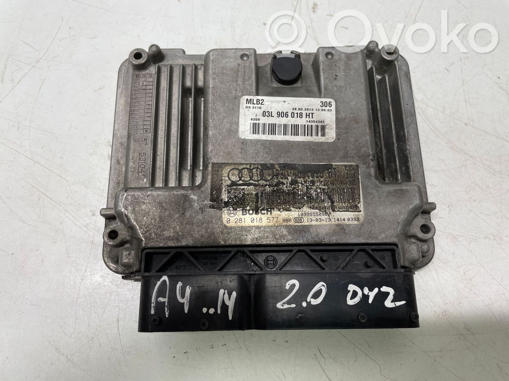 Audi A4 S4 B8 8K Engine control unit/module 