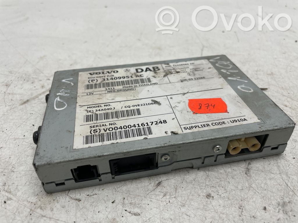 Other control units/modules   31409951AC