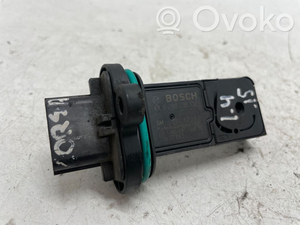 Opel Corsa E Mass air flow meter 