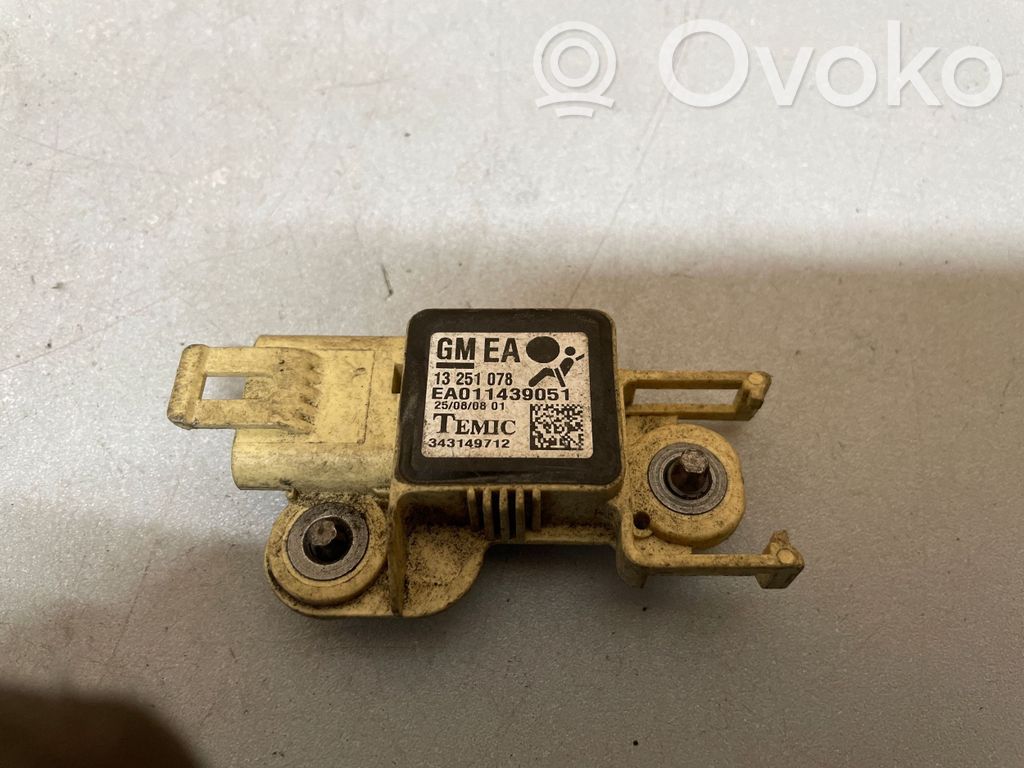 Opel Astra H Airbagsensor Crashsensor Drucksensor 