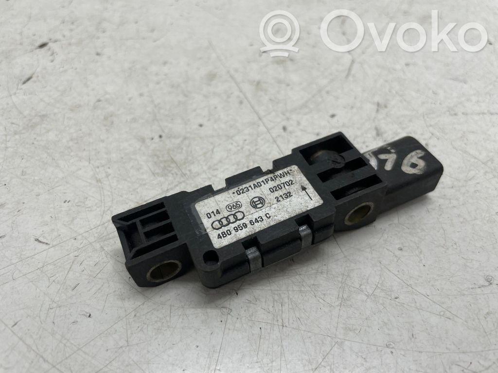Audi A6 S6 C6 4F Airbag deployment crash/impact sensor 