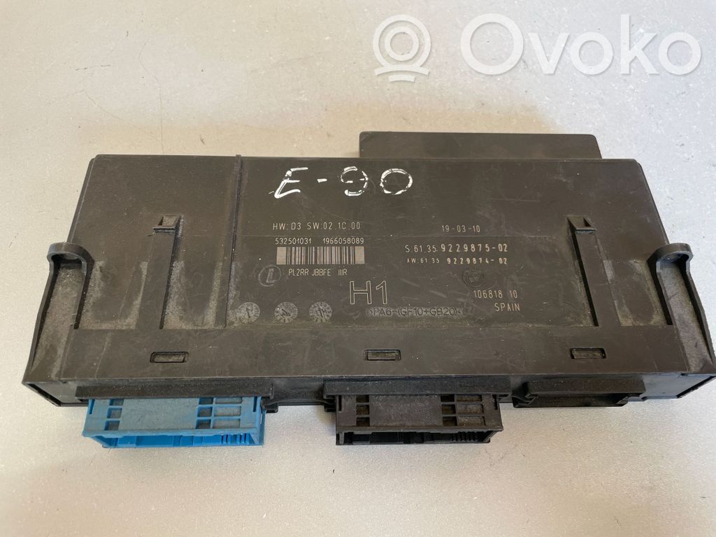 BMW 3 E90 E91 Kiti valdymo blokai/ moduliai 