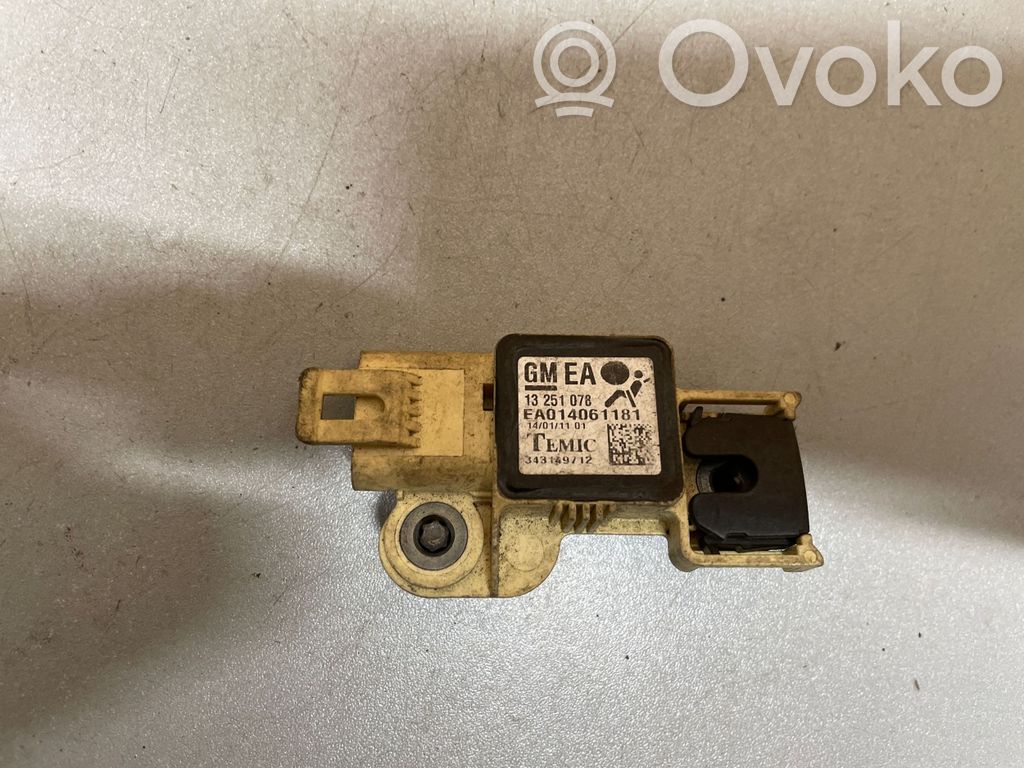 Opel Astra H Airbagsensor Crashsensor Drucksensor 