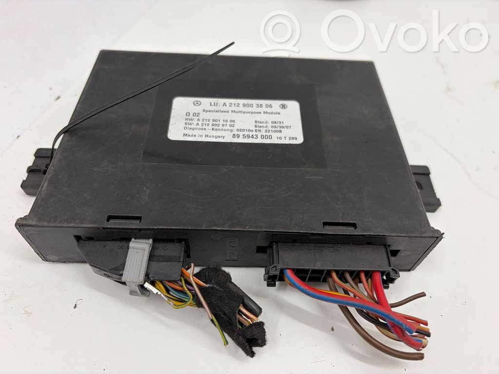 Mercedes-Benz E W212 Comfort/convenience module 