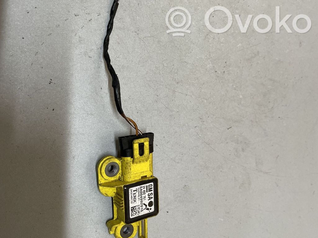 Opel Astra H Airbag deployment crash/impact sensor 