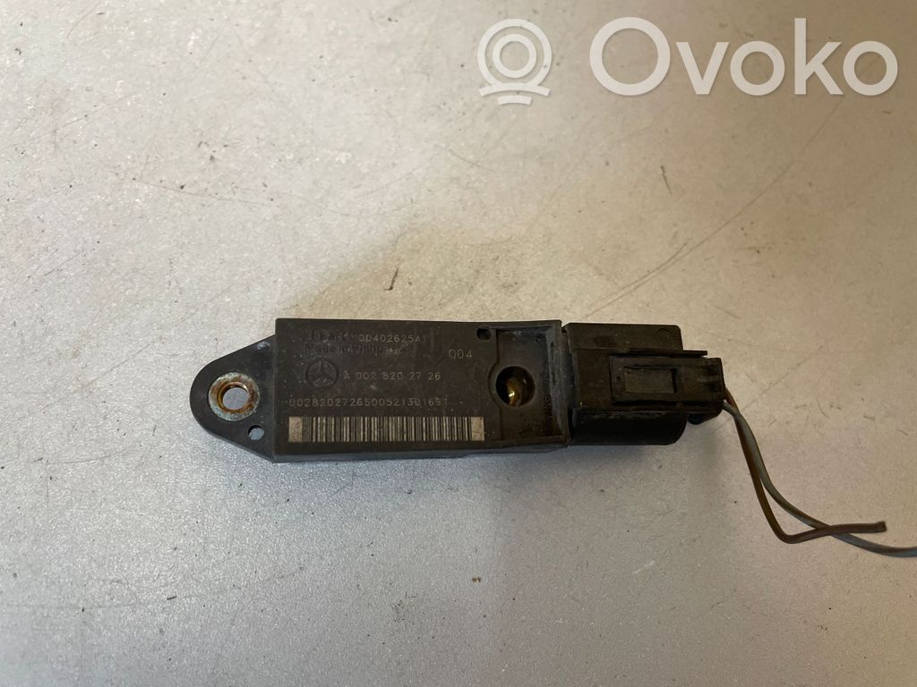 Mercedes-Benz E W211 Sensor impacto/accidente para activar Airbag 