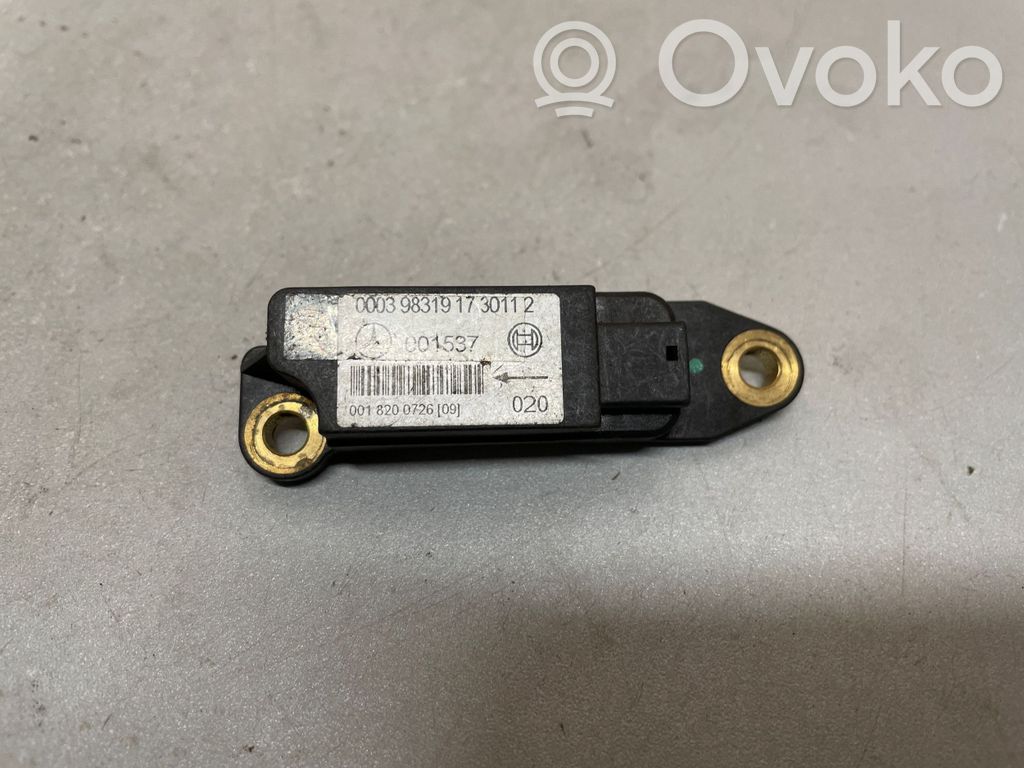 Mercedes-Benz C W202 Airbag deployment crash/impact sensor 